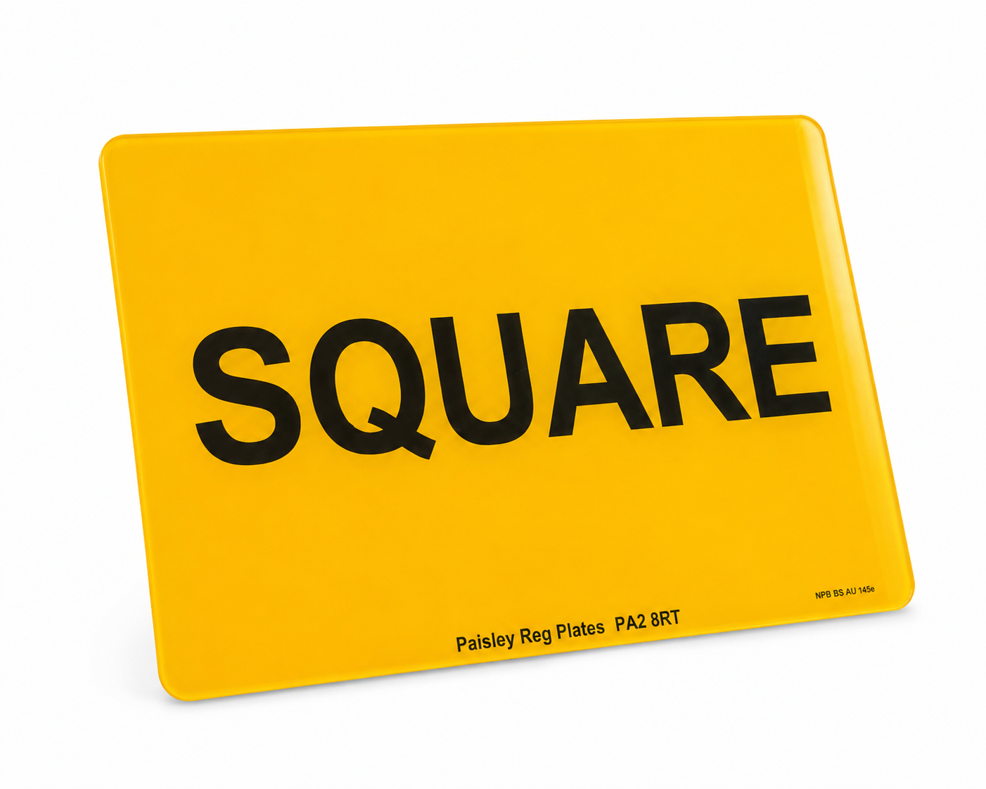 Square Rear Plate