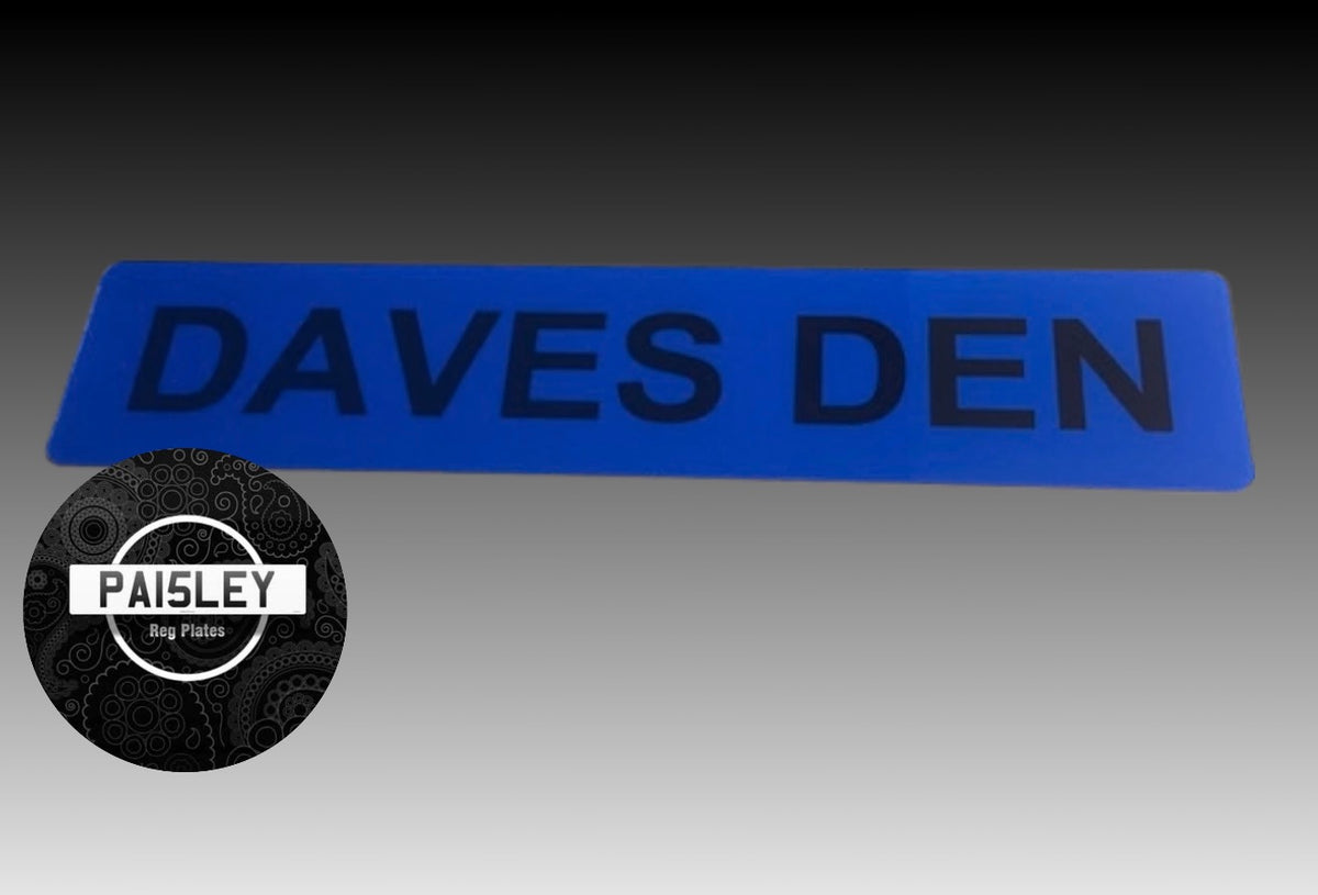 Show Plates - BLUE