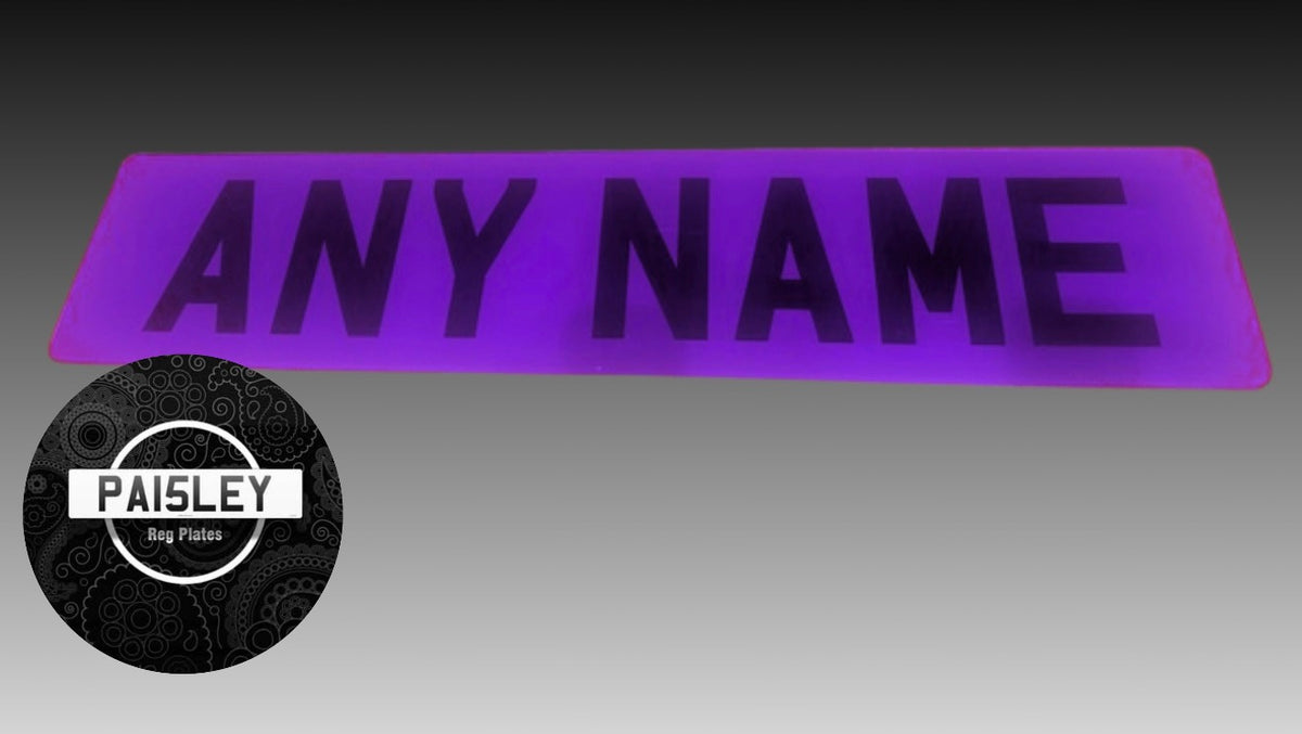 Show Plates - PURPLE
