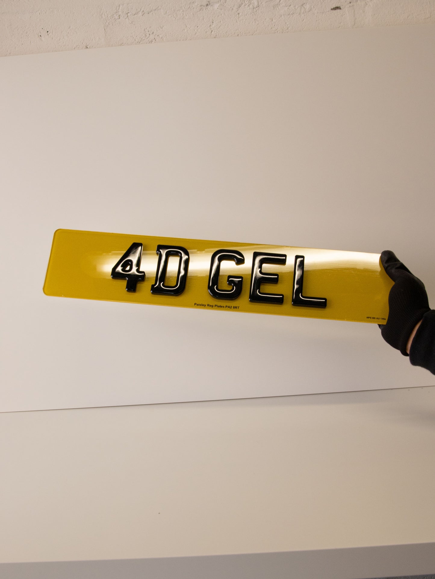 Premium Number Plates 4D Gel (5mm + Gel)