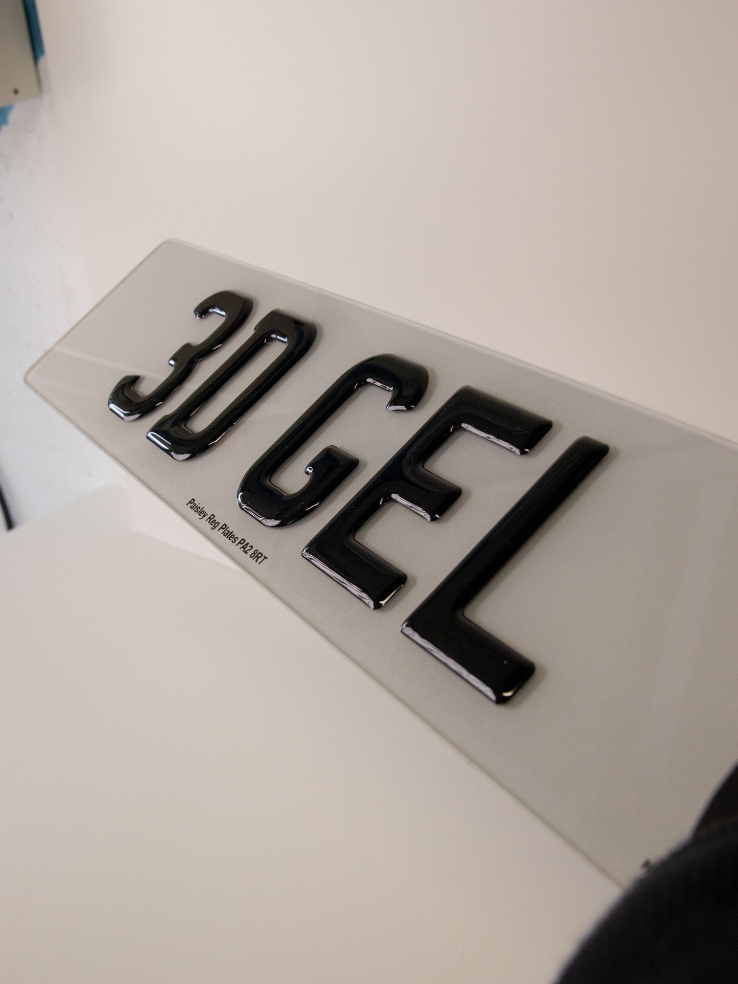 Premium Number Plates 3D GEL