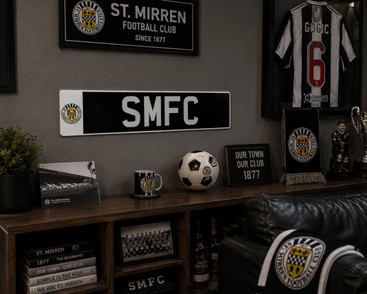 St Mirren Themed Show Plates/Signage
