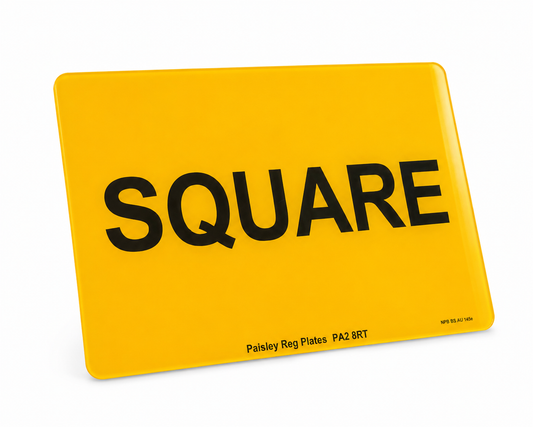 Square  Rear Plate