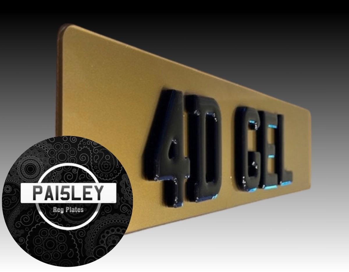 Show Plates - GOLD