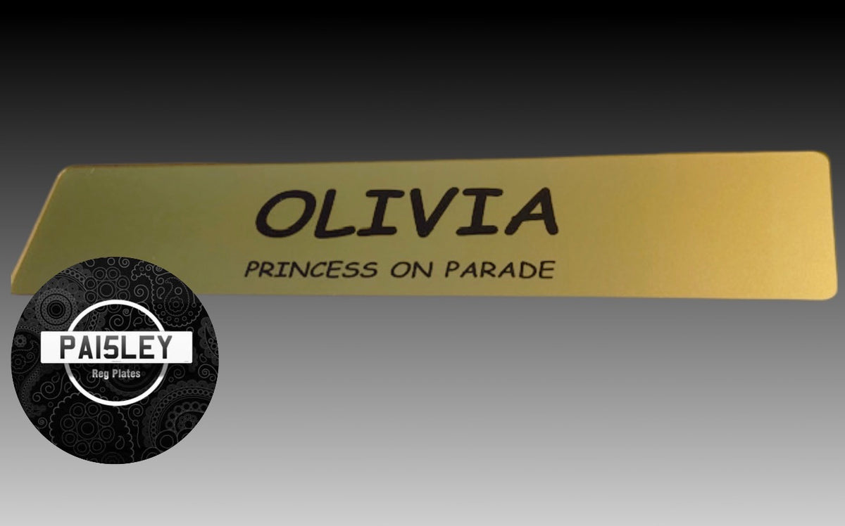 Show Plates - GOLD
