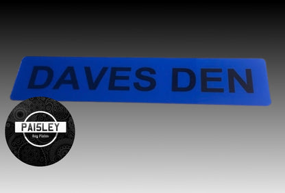 Show Plates - BLUE