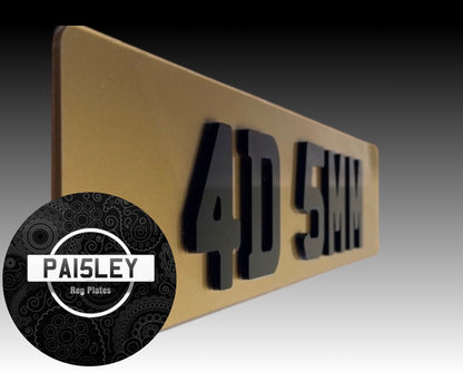 Show Plates - GOLD