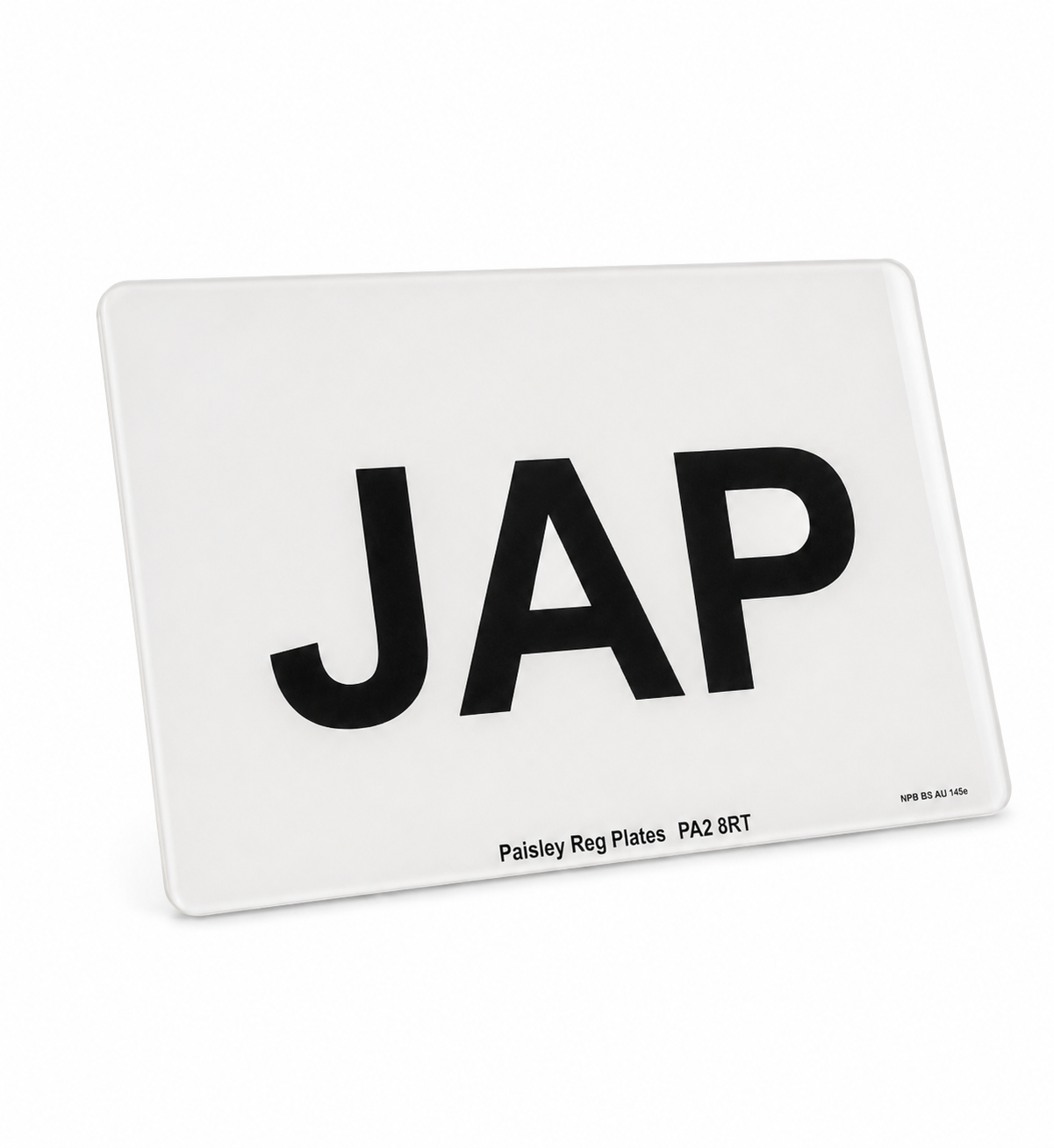 Japanese import plates