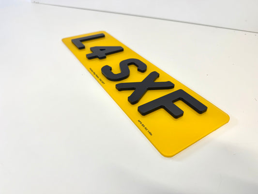Premium SHORT Number Plates