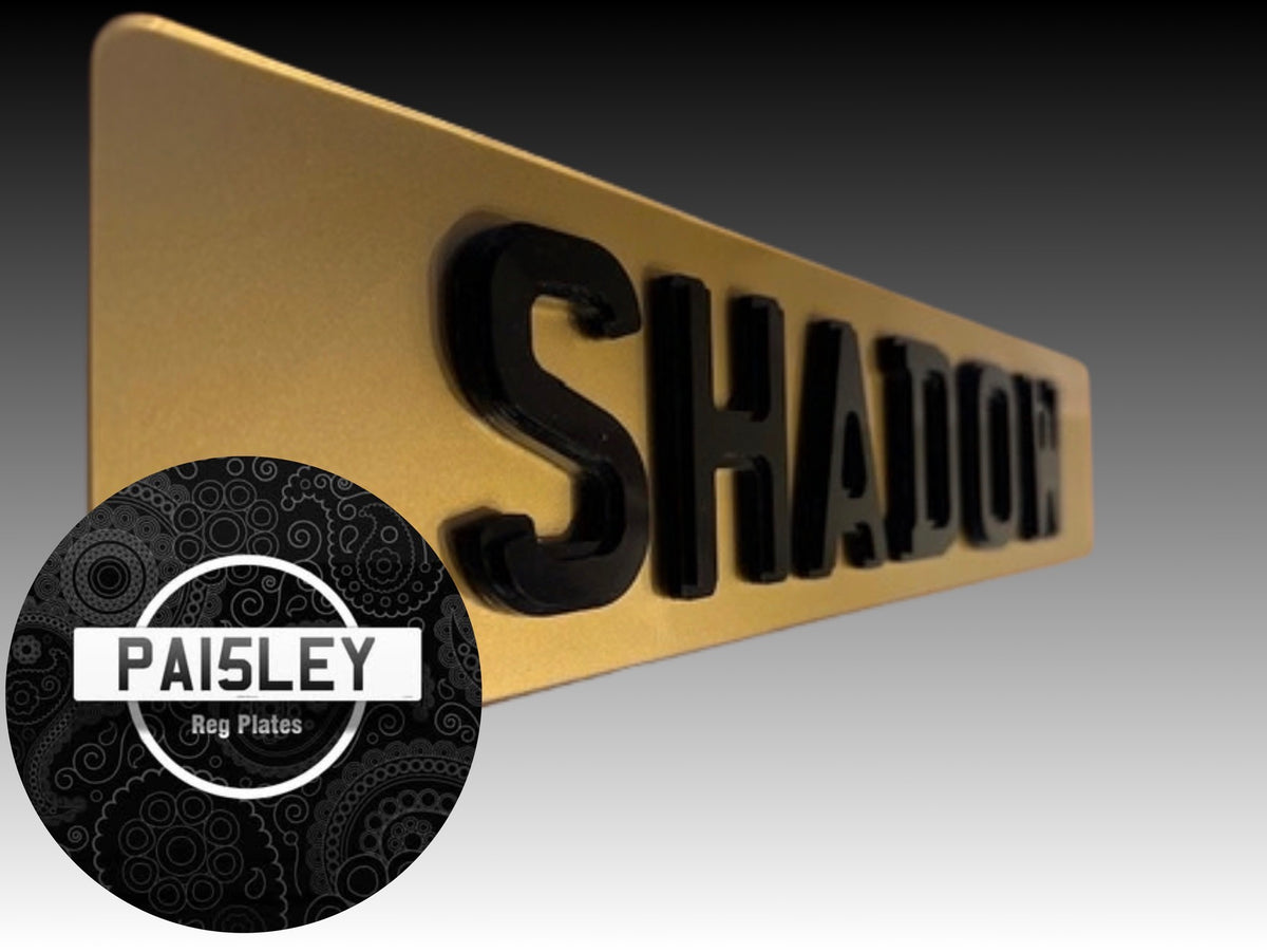 Show Plates - GOLD