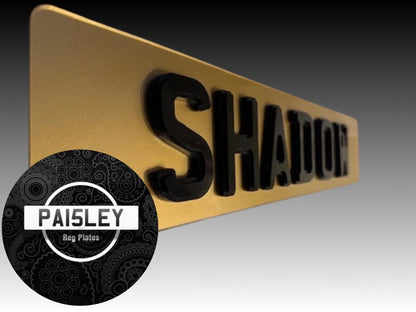 Show Plates - GOLD