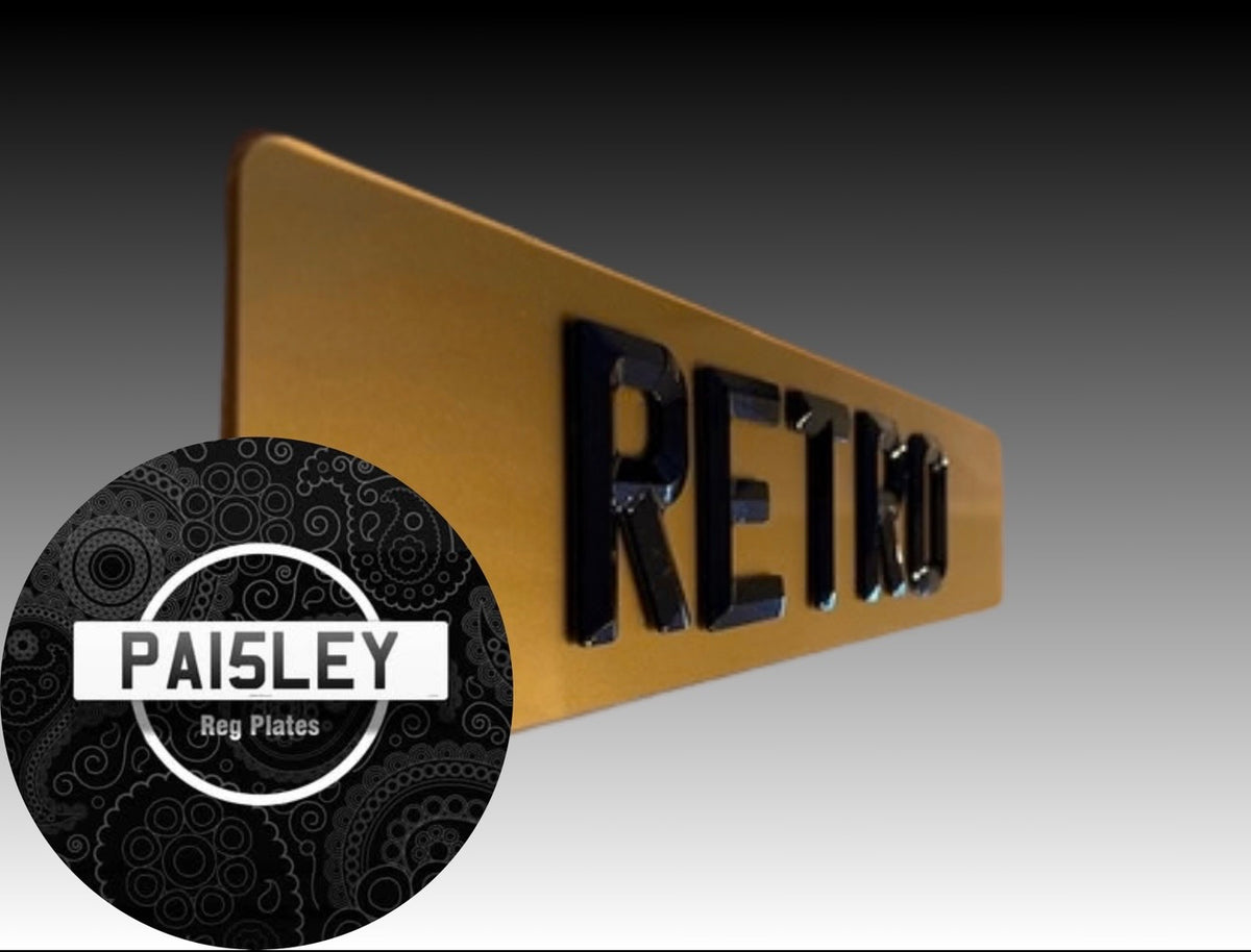 Show Plates - GOLD
