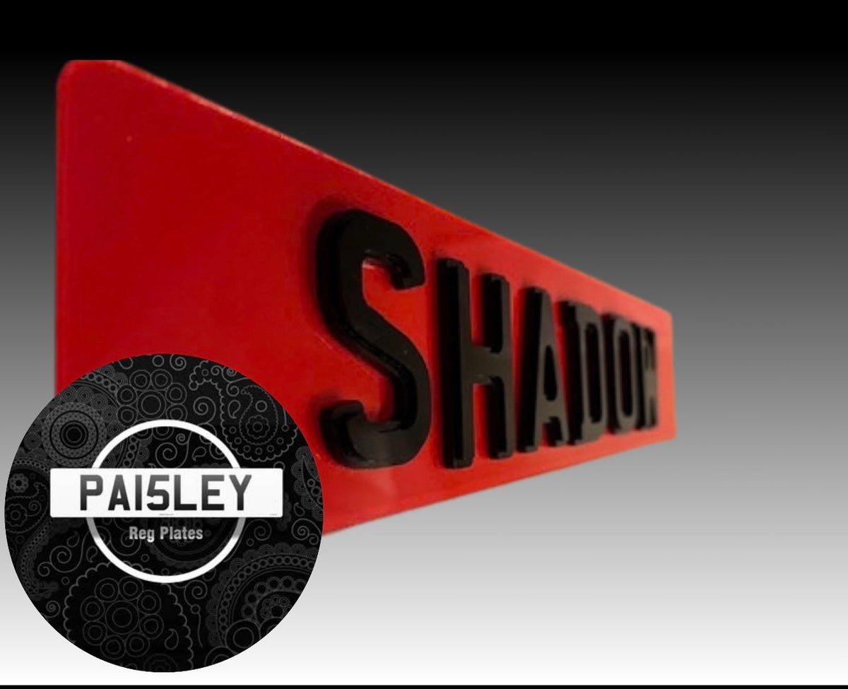 Show Plates - RED