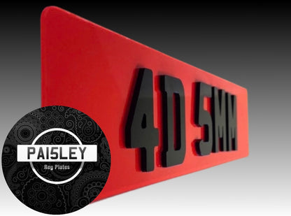 Show Plates - RED