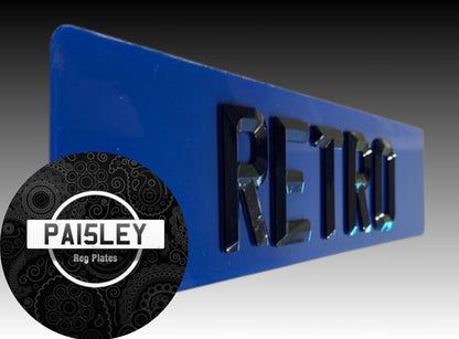 Show Plates - BLUE