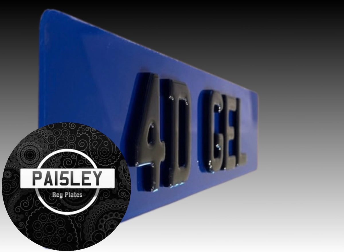 Show Plates - BLUE