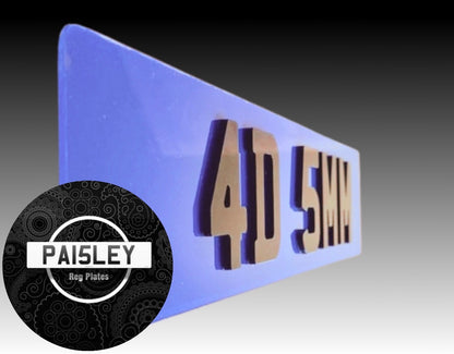 Show Plates - BLUE