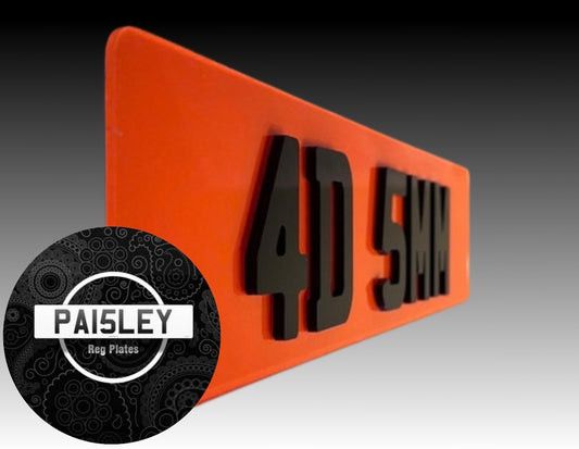 Show Plates - ORANGE
