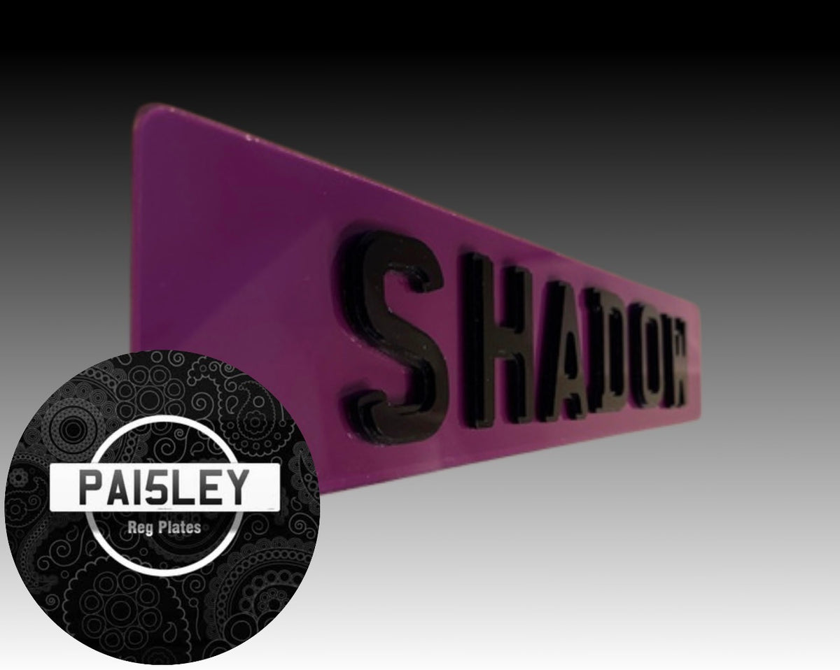 Show Plates - PURPLE