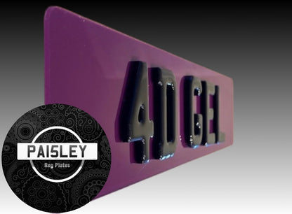 Show Plates - PURPLE