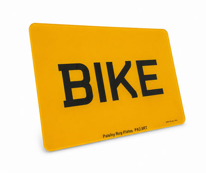 2D Bike plate